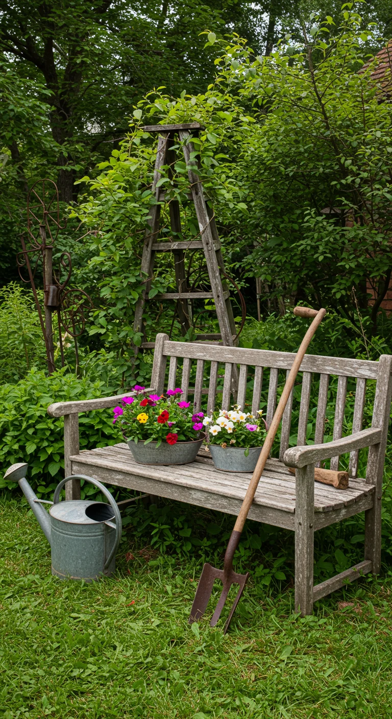 21. The Personal Touch: Adding Family Heirlooms to Your Garden