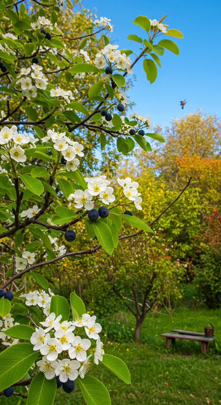 9. Serviceberry: Your All-in-One Fruiting Solution