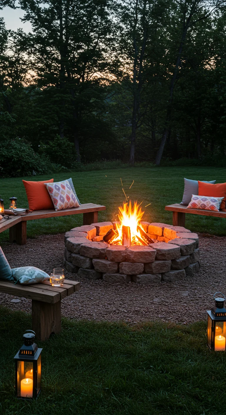 Key Point 14 About 70 Cheap and Easy DIY Fire Pits - Prudent Penny Pincher
