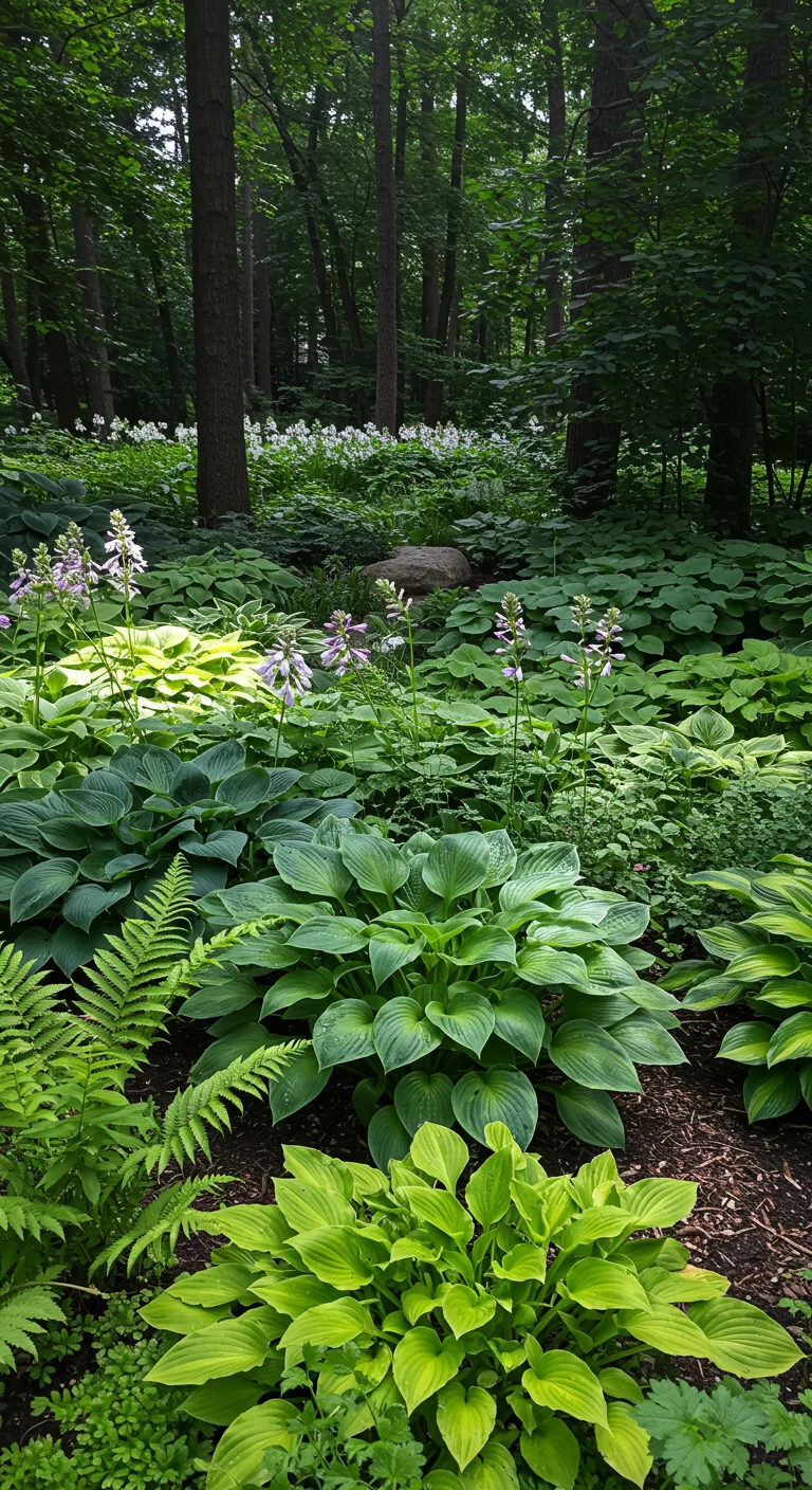 5. Lush Hostas: Foliage Finesse for Shady Spots