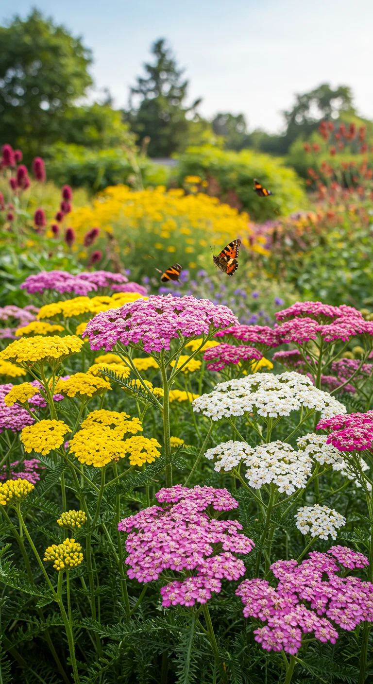9. Cheerful Yarrow: Hardy Healers for Colorful Borders