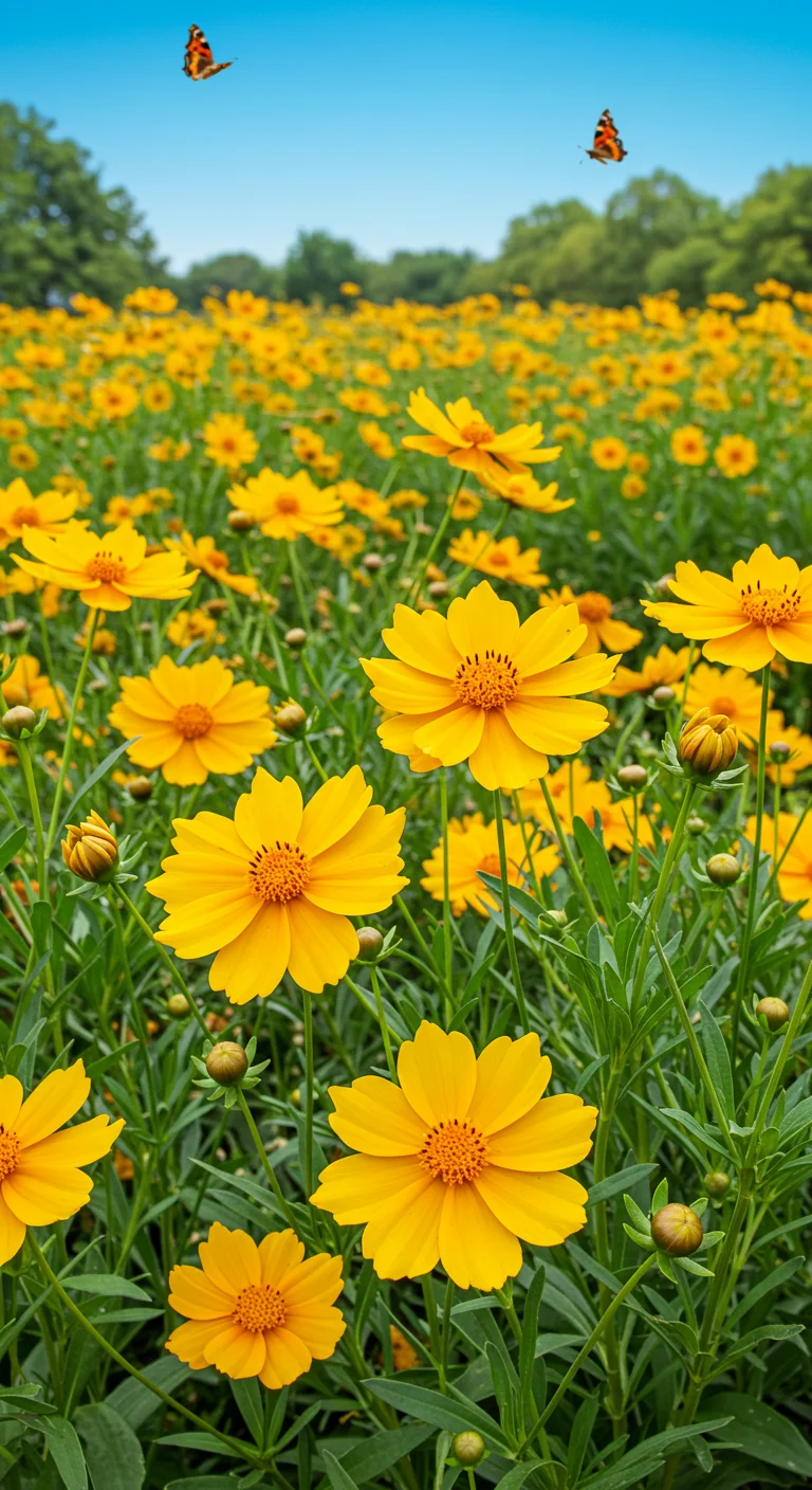 12. Vibrant Coreopsis: Sunshine in Every Petal