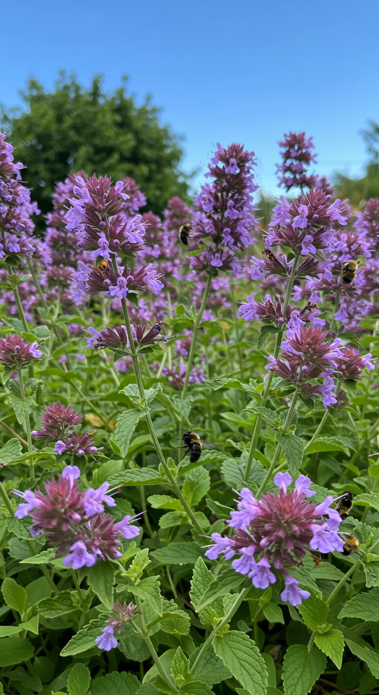 15. Colorful Catmint: A Blissful Haven for Bees