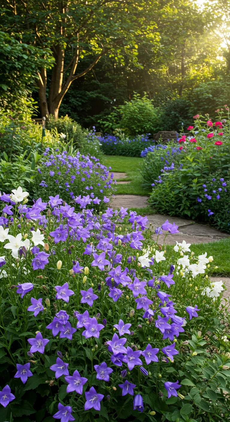 18. Versatile Campanulas: Bell-Shaped Blooms for Every Nook