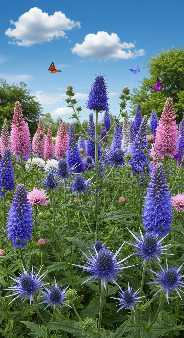 19. Radiant Veronica: Spiky Blooms in Bold Colors
