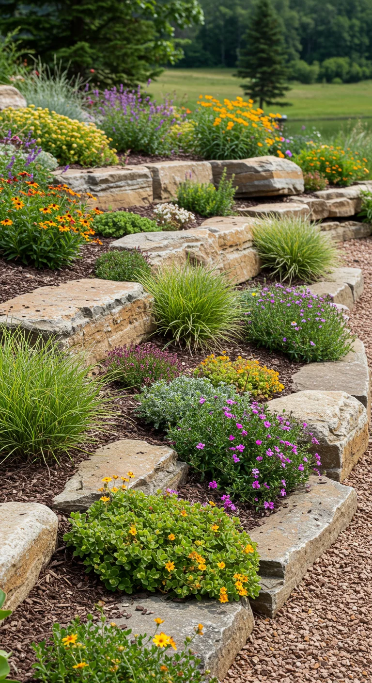 6. Native Plants: Embracing Local Flora for Eco-Friendly Rock Gardens