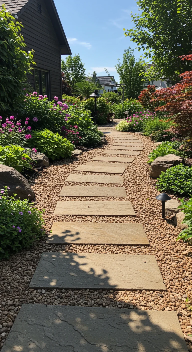 7. DIY Pathways: Creative Stone Walkways to Enhance Your Garden Journey