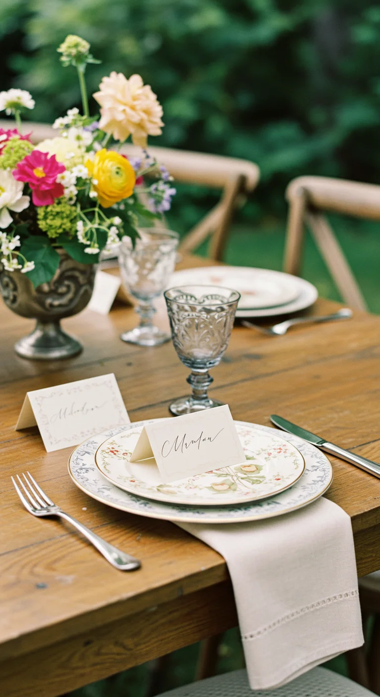 5. Handmade Place Cards: Personalize Your Guests' Experience