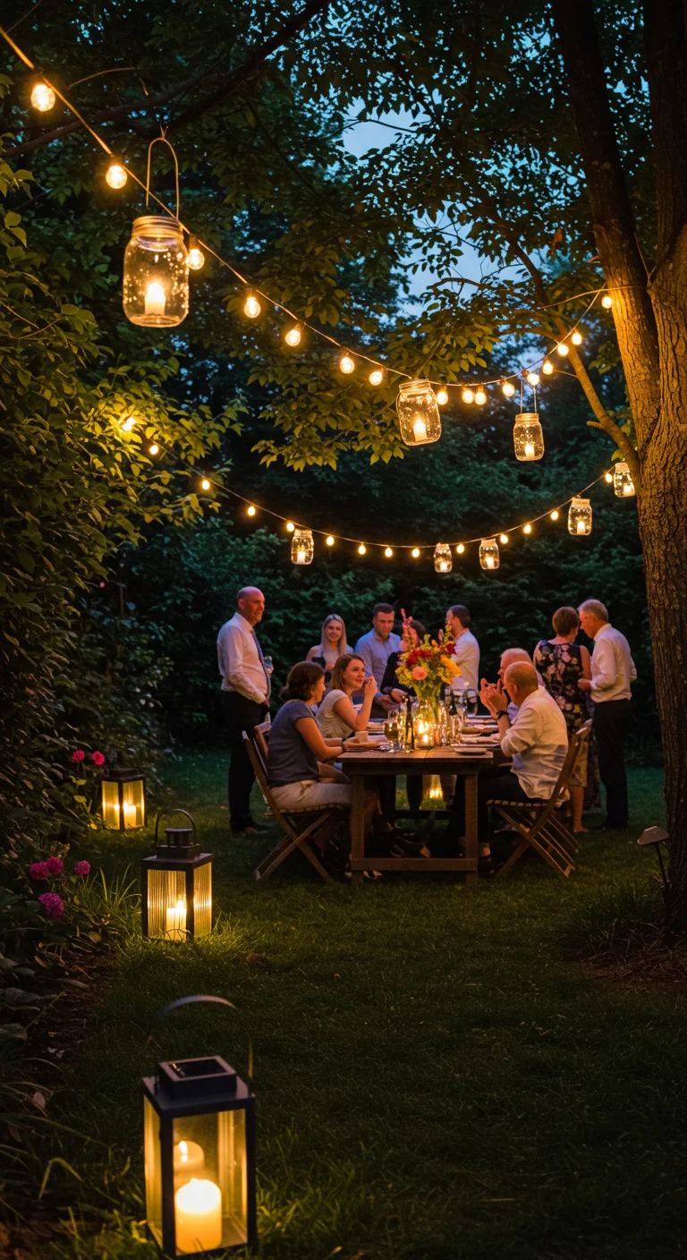 18. DIY Outdoor Lighting: Set the Mood for Magic