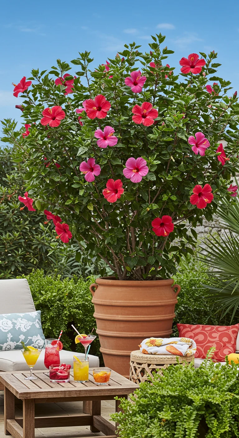 2. Tropical Vibes: Embrace the Boldness of Hibiscus