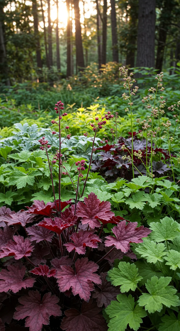 4. Heuchera: Colorful Leaves for Dynamic Texture
