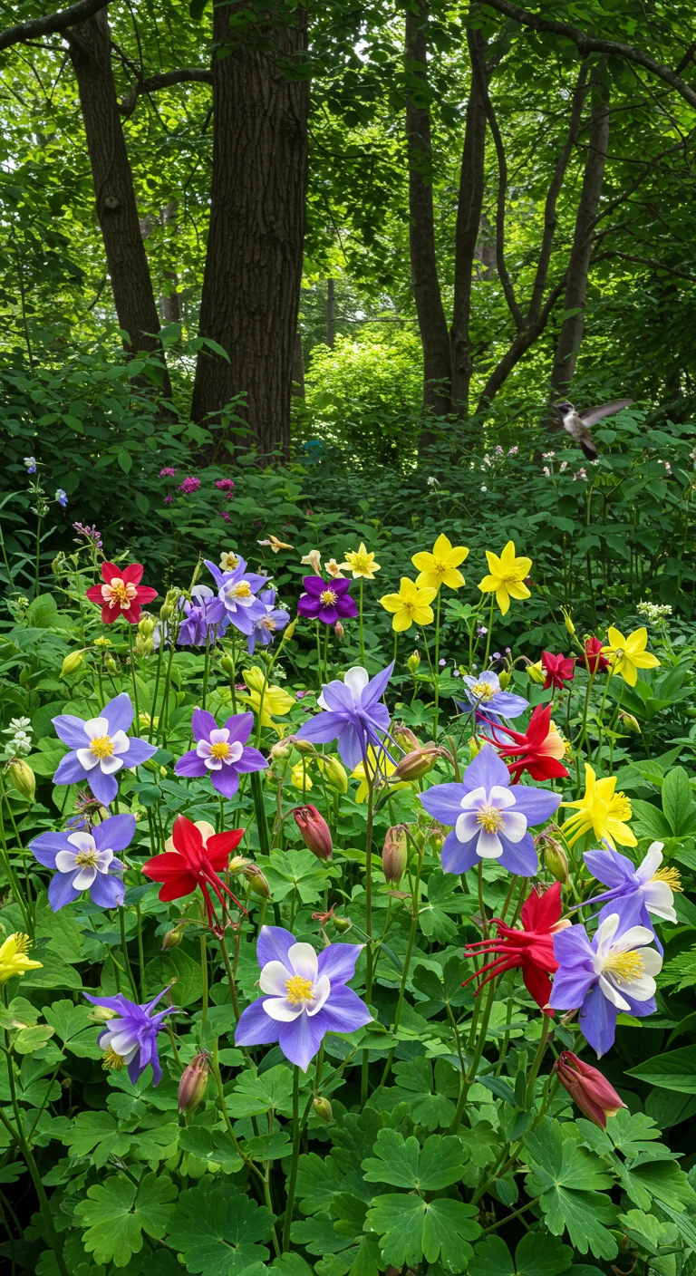 15. Columbine: Charming Blooms for Partial Shade