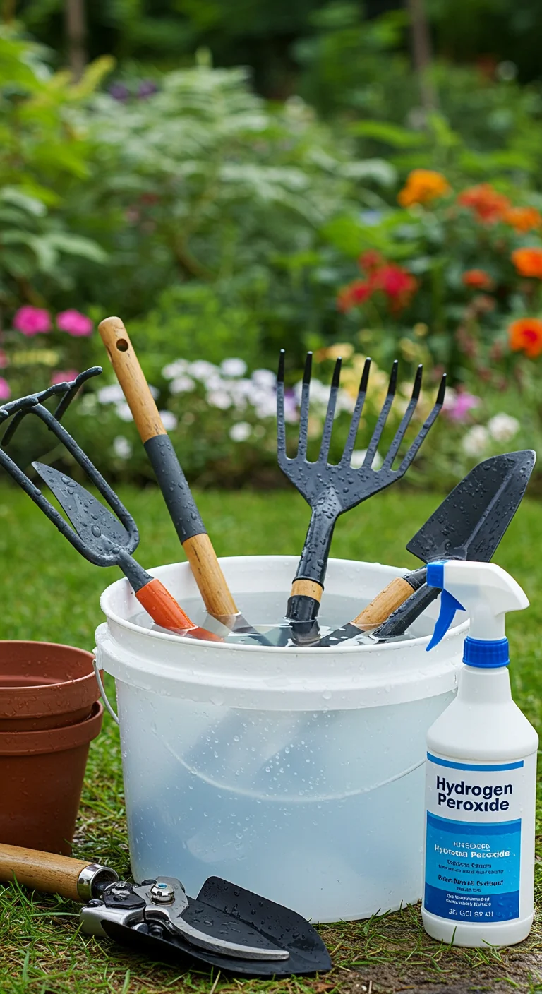 1. The Ultimate Disinfectant: Cleaning Garden Tools with Peroxide