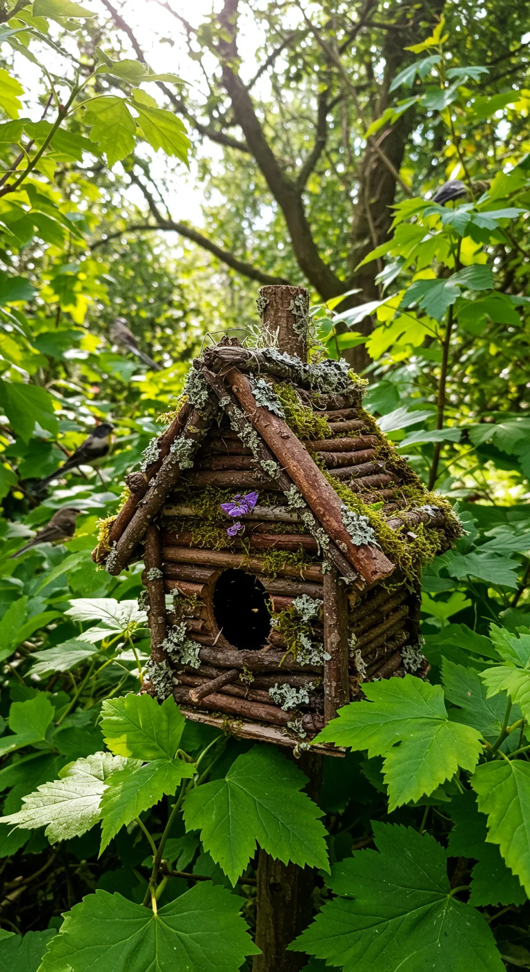 5. Cozy Twig Birdhouses: A Home for Feathered Friends