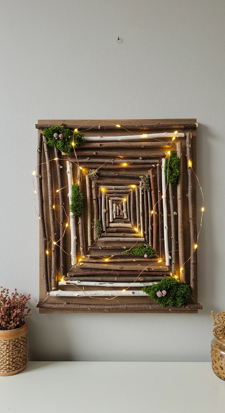13. Twig Wall Art: Bringing Nature Indoors