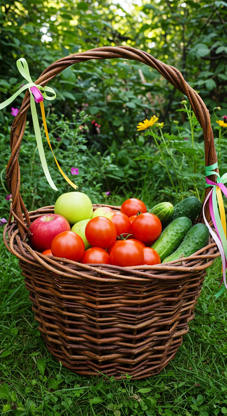14. Twig Fruit and Veggie Baskets: Harvest in Style