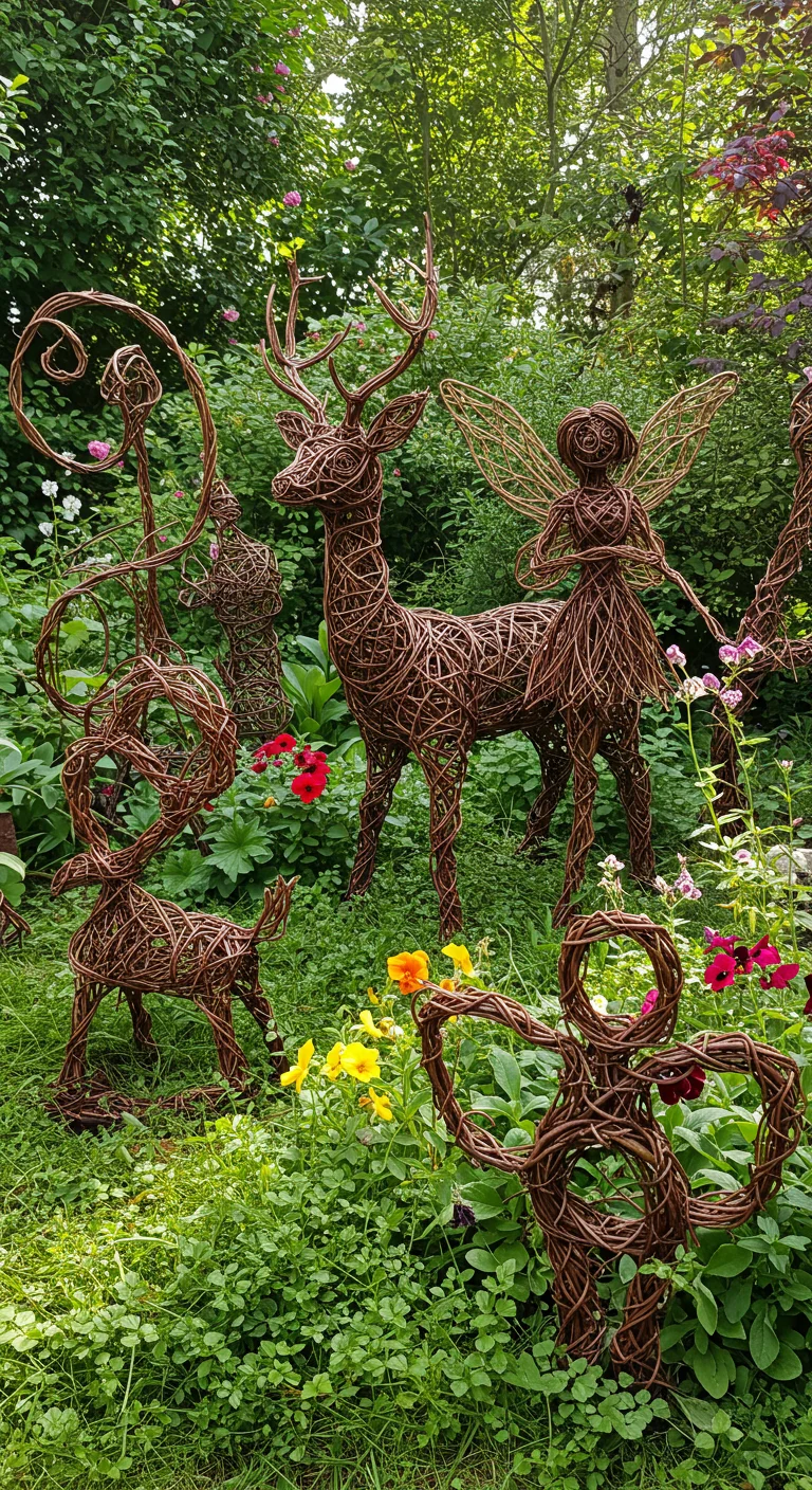 22. Twig Garden Art: Sculptures That Celebrate Nature
