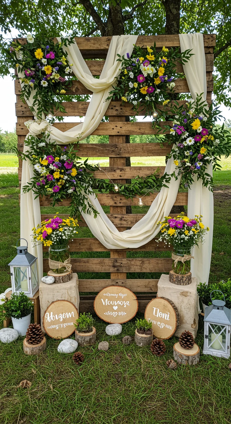 28. The Great Outdoors: Nature-Inspired Pallet Scenes