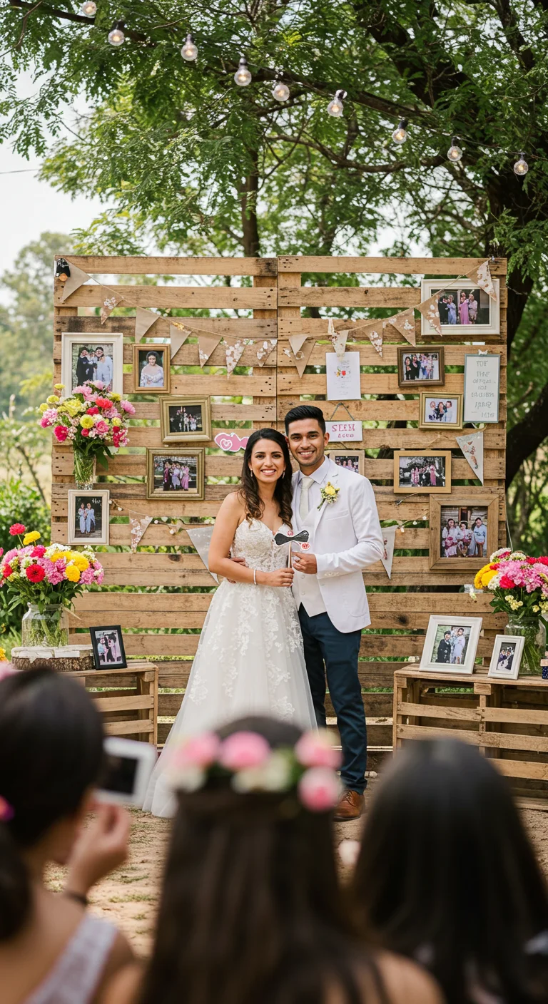 33. Memories in the Making: Pallet Backdrops for Keepsakes