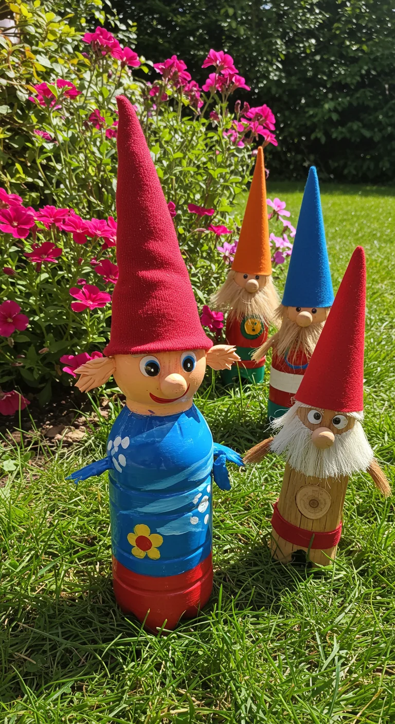 Whimsical Wonders: Creating Garden Gnomes from Recycled Materials