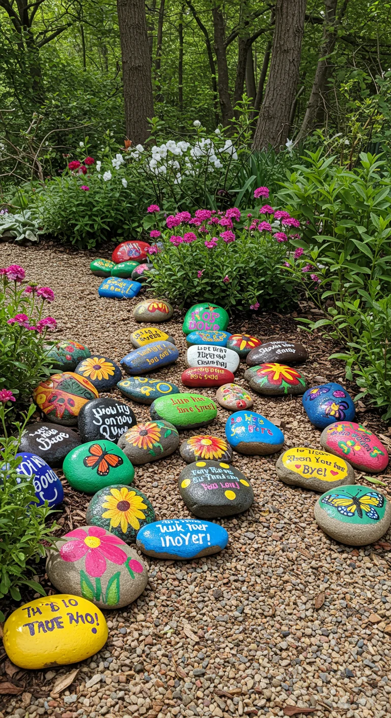 Nature's Palette: Painting Rocks for Garden Art