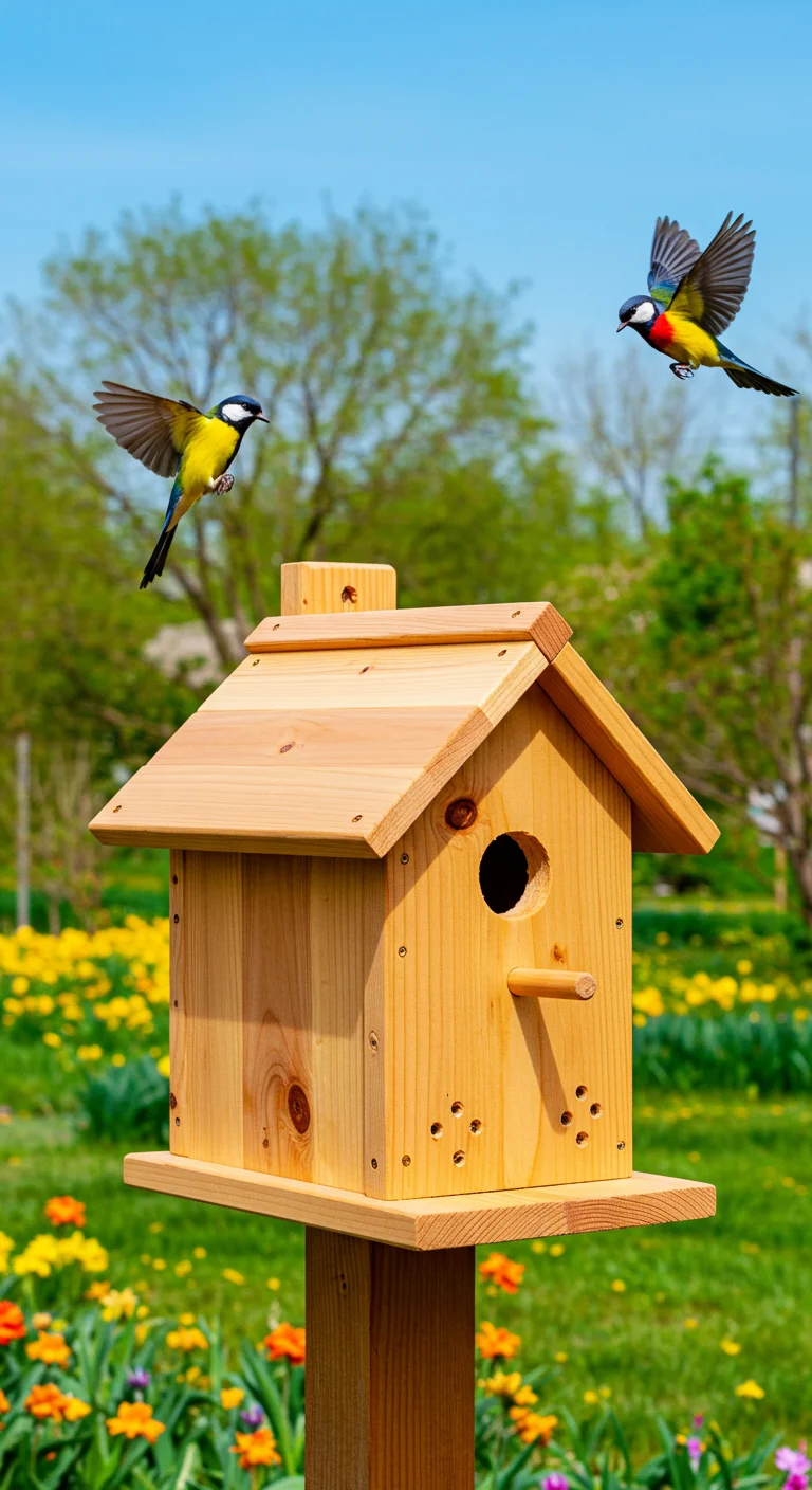 Feathered Friends: Building a DIY Birdhouse to Attract Wildlife
