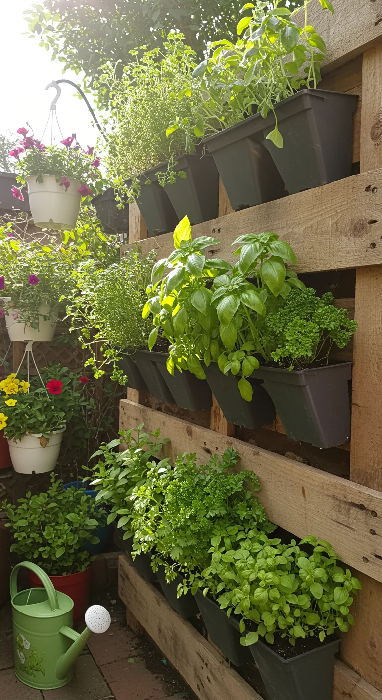 Eco-Friendly Edibles: Designing a Vertical Herb Garden