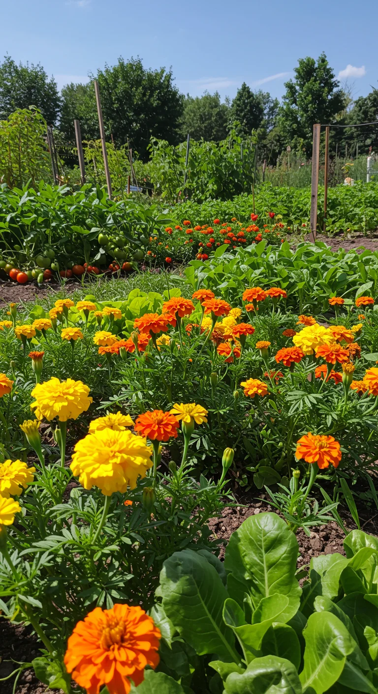 1. Marigolds: Nature's Pest Deterrent