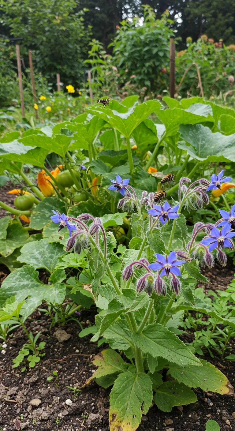 4. Borage: The Pollinator's Paradise