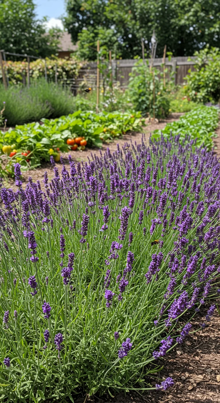 10. Lavender: Aromatic Ally in the Vegetable Patch