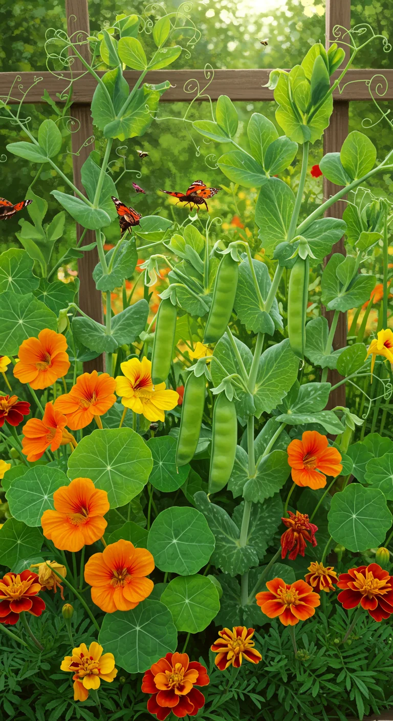 11. Peas and Flowers: A Beautiful Edible Duo