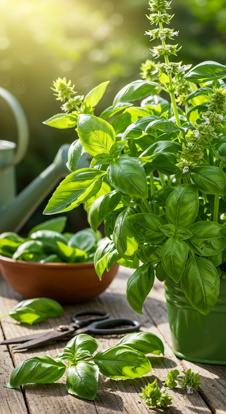 6. Basil: The Aromatic Herb That Keeps on Growing