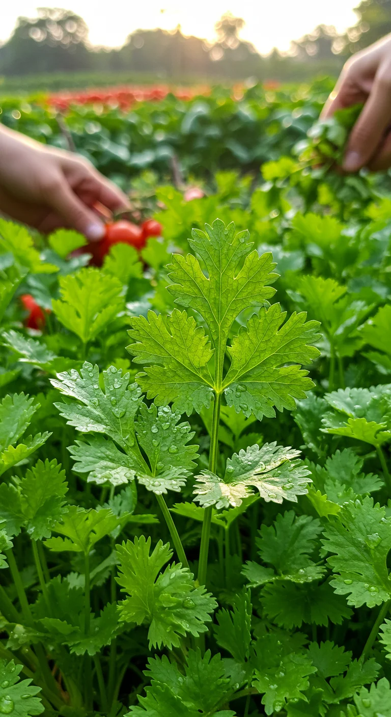 7. Cilantro: A Culinary Favorite for Repeated Harvests