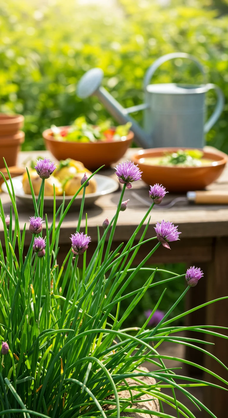 16. Chives: The Green Toppers for Every Dish