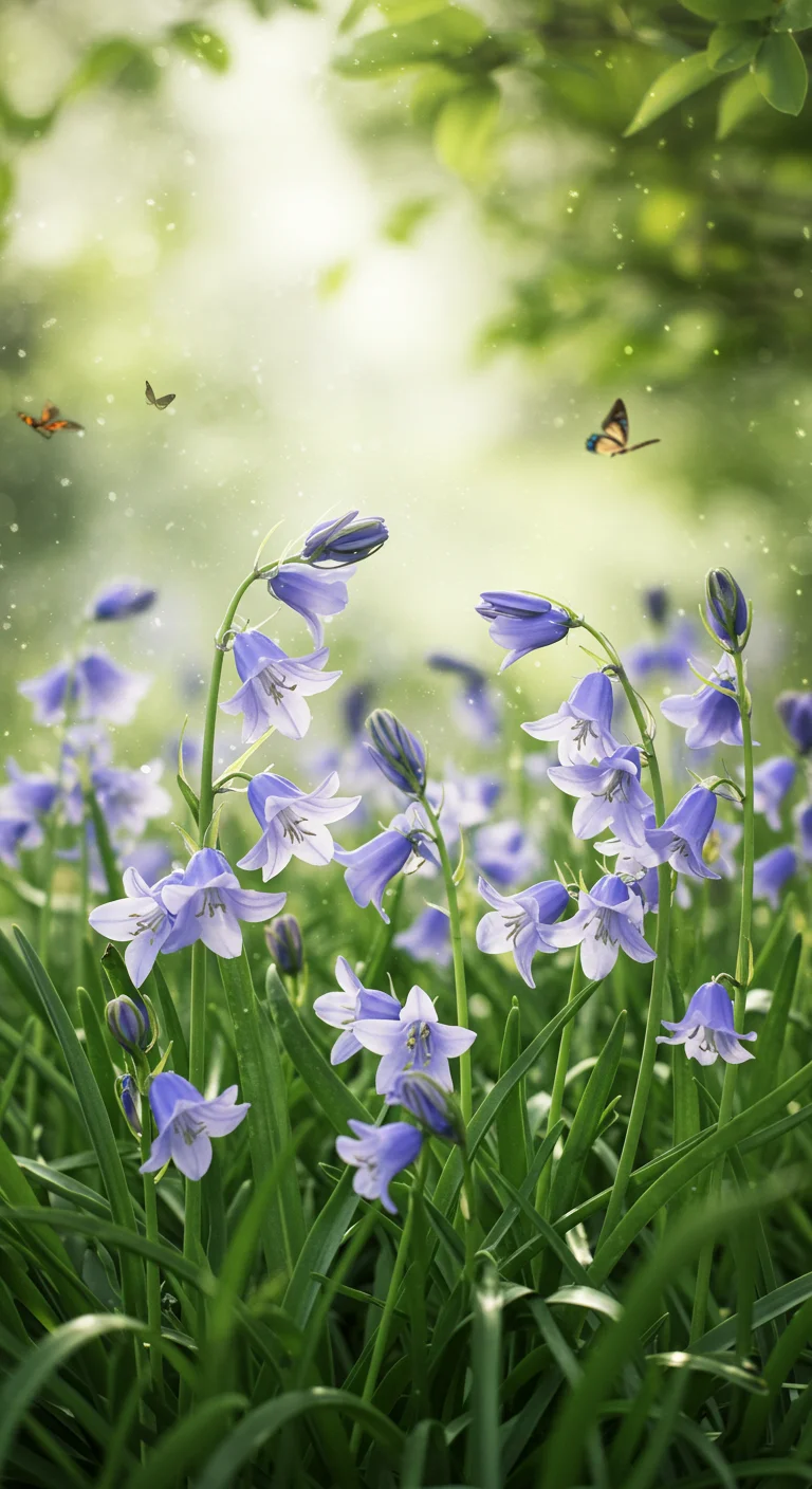 13. Crystal Bluebell: Nature’s Own Chime of Beauty