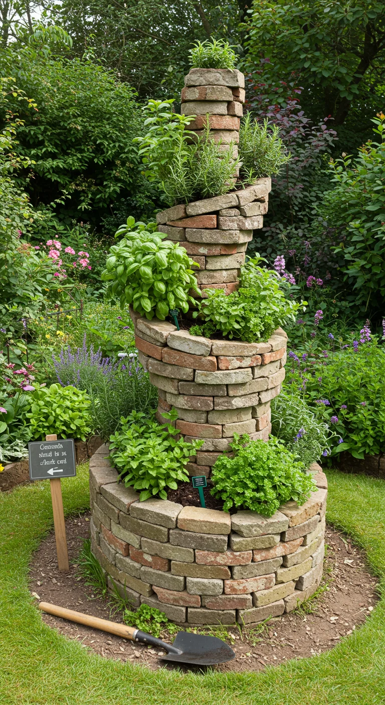 5. Herb Spiral: A Culinary Oasis in a Compact Design