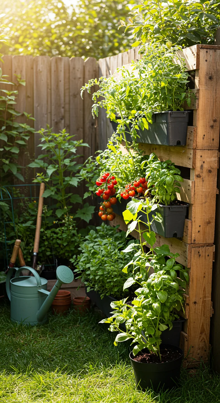 6. Pallet Gardens: Recycling with a Green Thumb