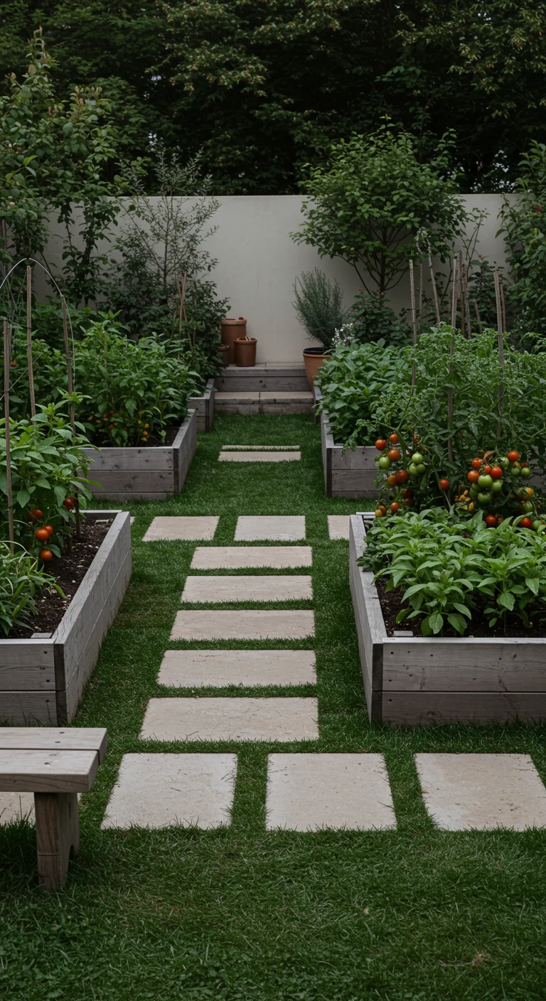 20. Minimalist Gardens: Less is More in Vegetable Design