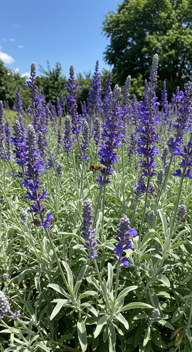 8. Russian Sage: A Silvery Sensation