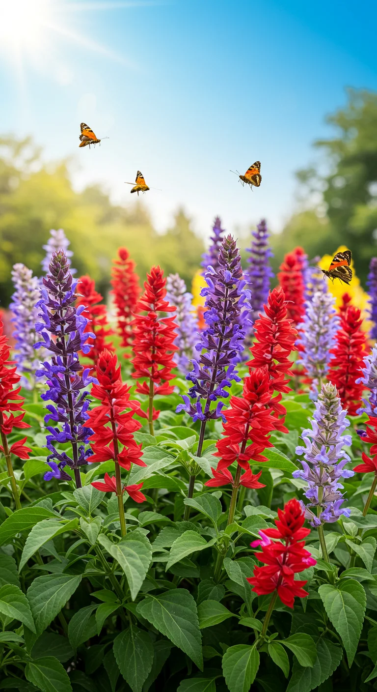 10. Salvia: Bold Blooms for Vibrant Gardens