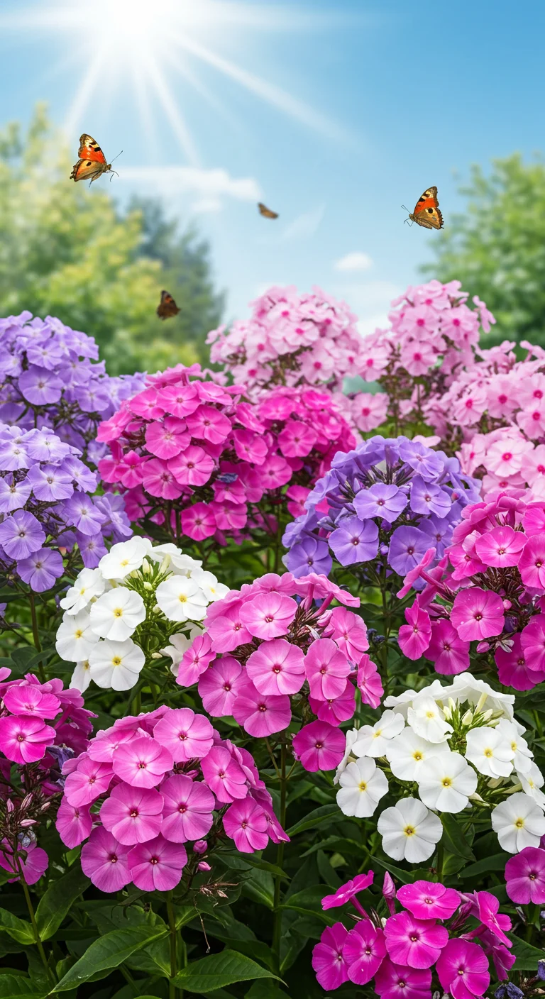 18. Phlox: A Fragrant Flourish for Full Sun