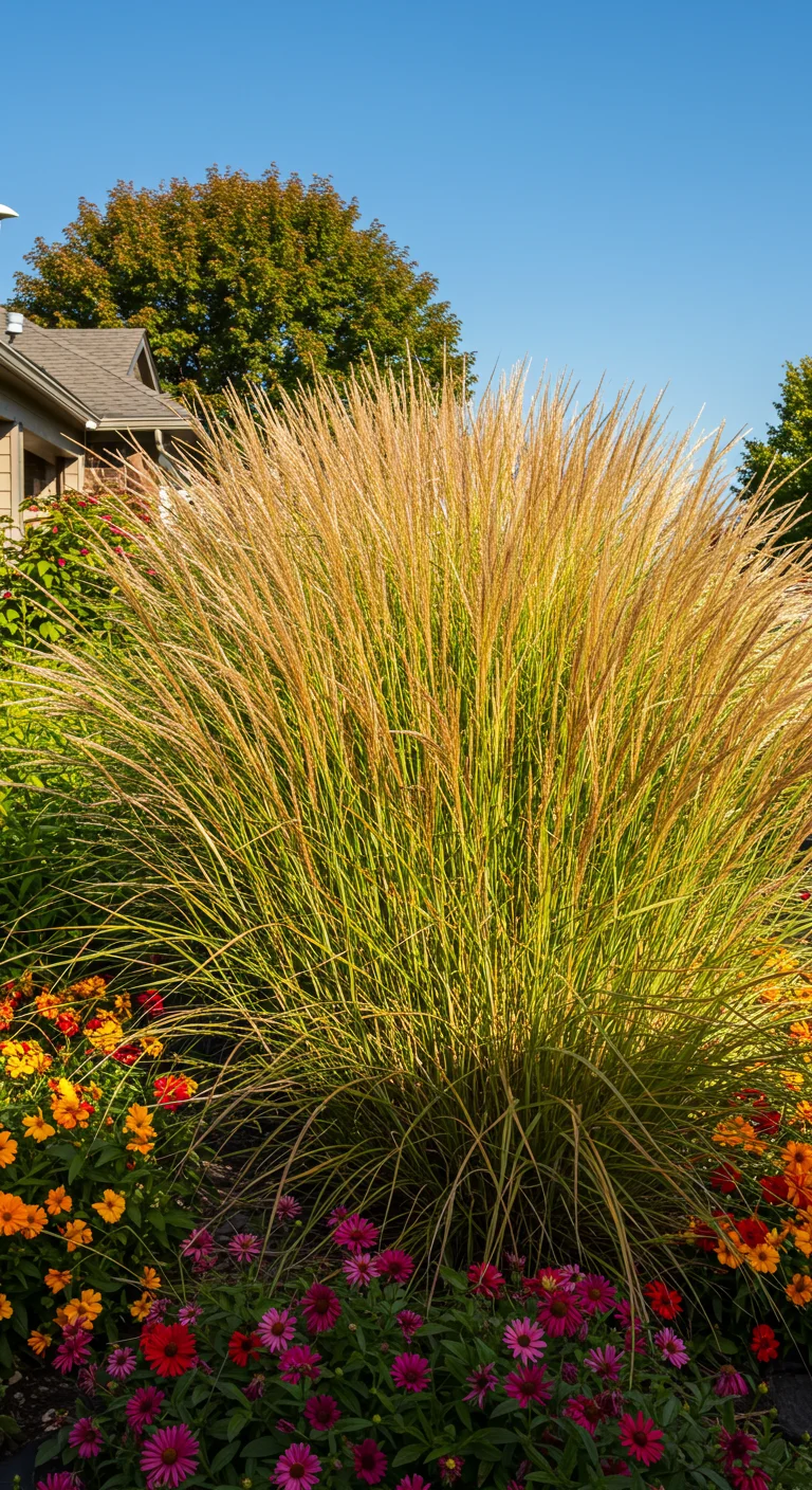 20. Fountain Grass: A Graceful Touch of Texture