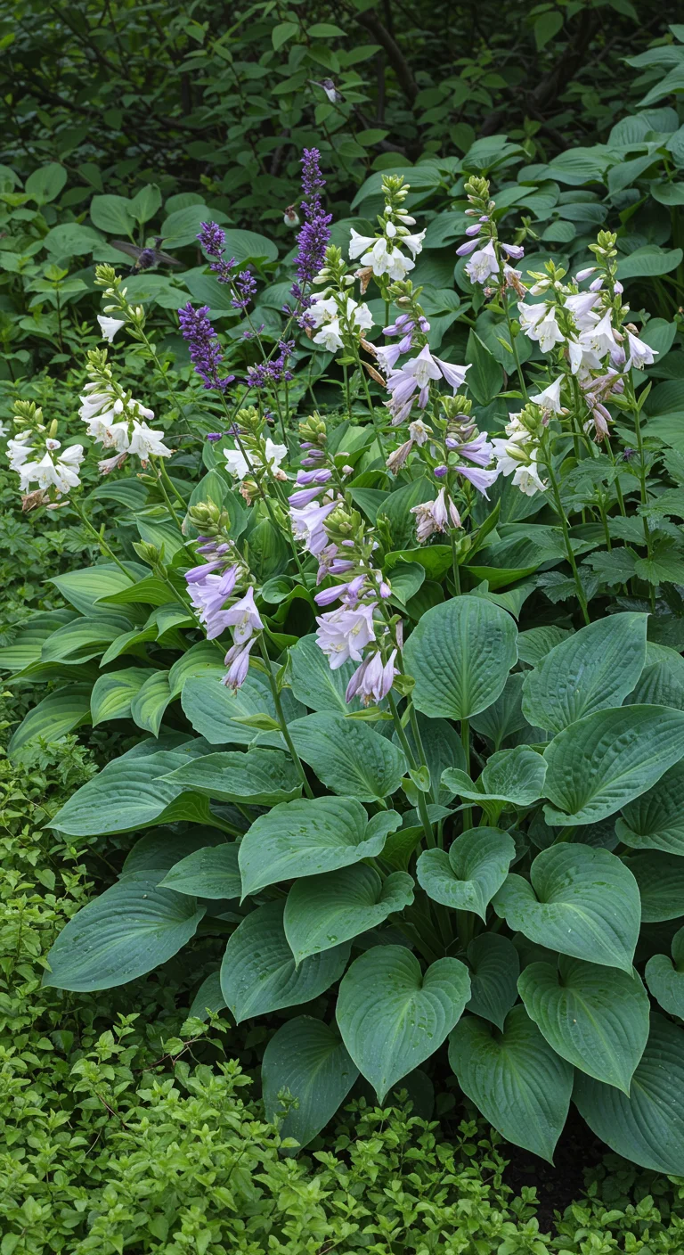 22. The Versatile Hosta: Foliage and Flowers Combined