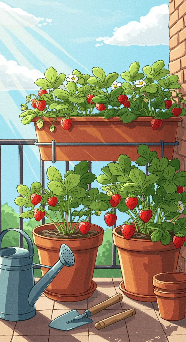 2. Strawberries: Sweet Treats for Small Spaces