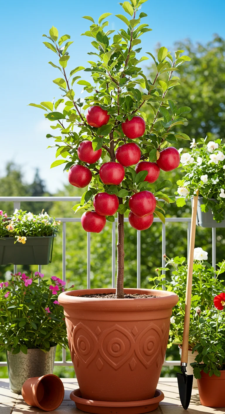 10. Apples: Miniature Trees for Big Rewards