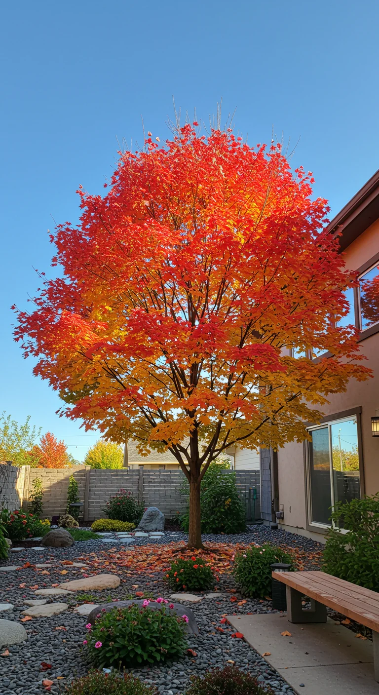 9. Amur Maple: A Compact Tree with Stunning Fall Colors
