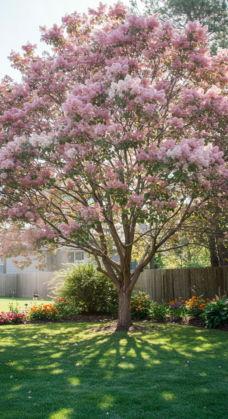 9. Smoketree: Unique Foliage and Dreamy Smoke-Like Blooms